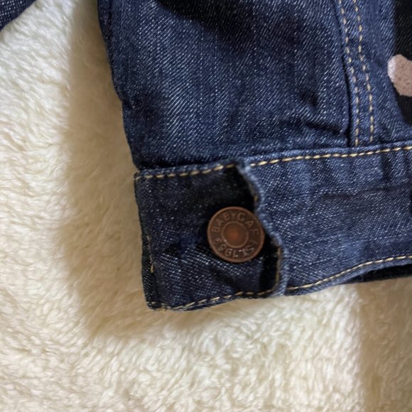 Baby GAP 0-6 month Jean Jacket Customizable Monogram - Picture 10 of 10